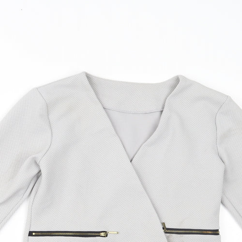 Preworn Womens Grey   Jacket Blazer Size M