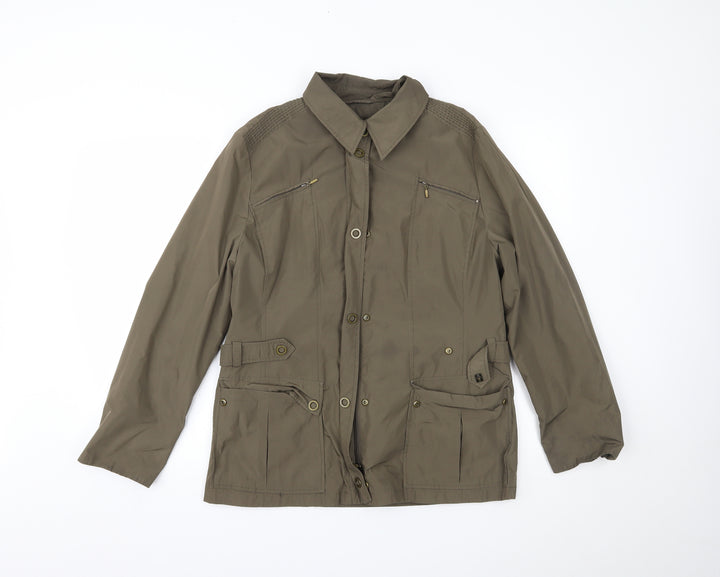 Gerry Weber Womens Brown Jacket Size 14