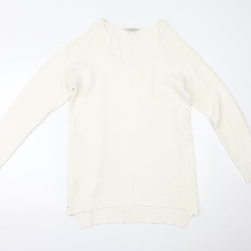 Peacocks Womens Ivory   Pullover Jumper Size M