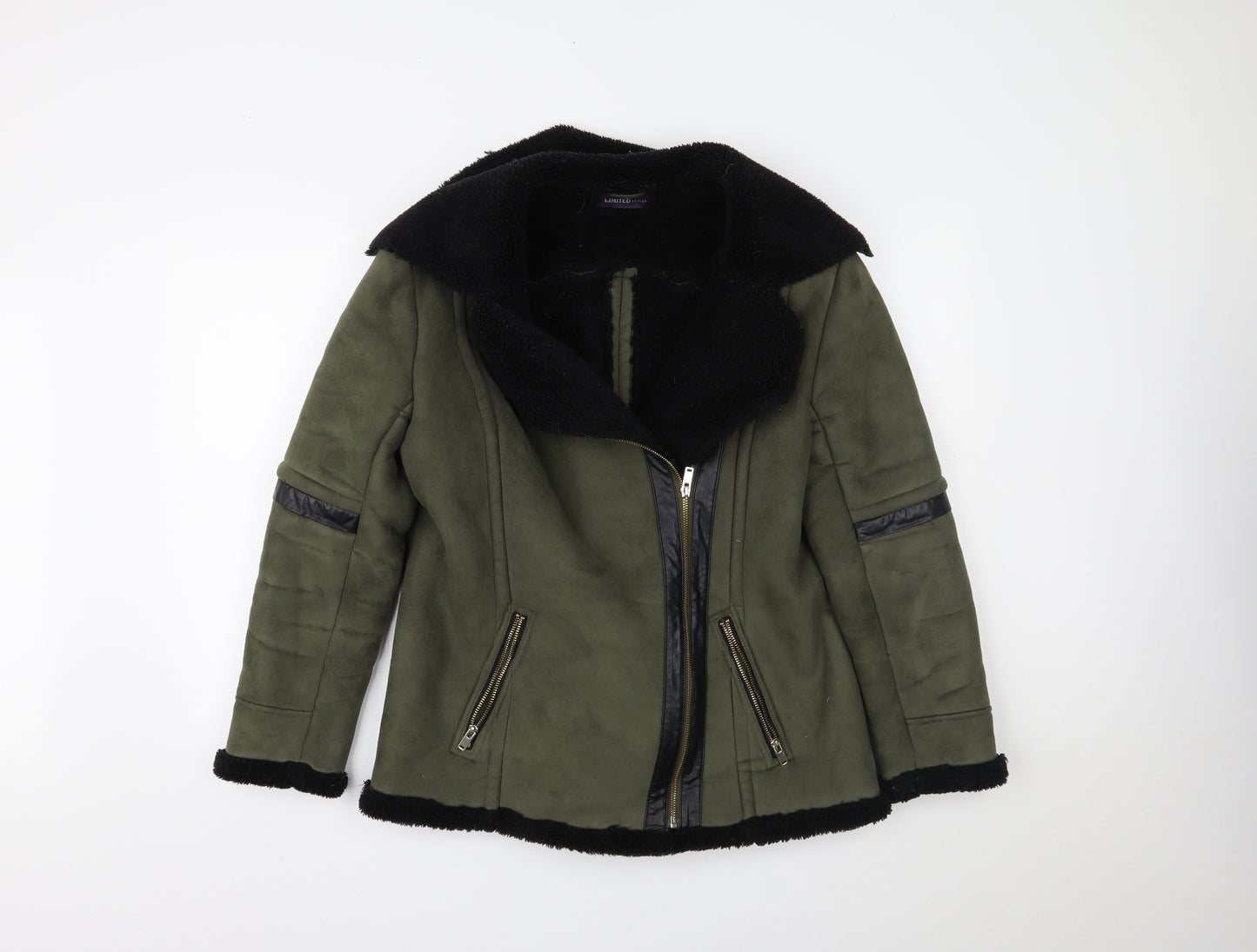 Marks and Spencer Womens Green   Overcoat Coat Size 14