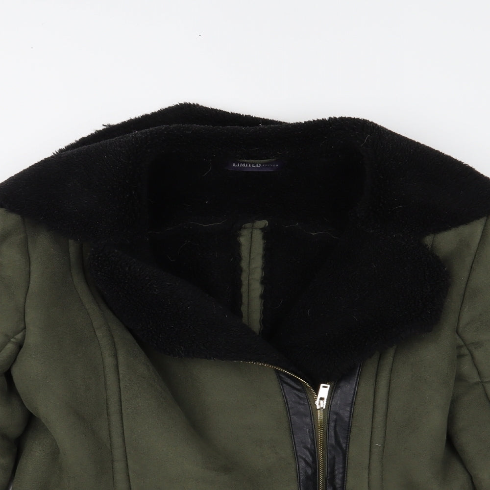 Marks and Spencer Womens Green   Overcoat Coat Size 14