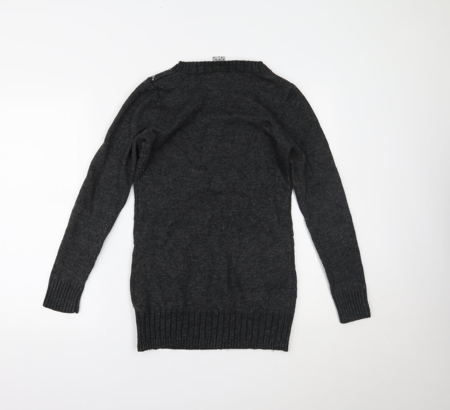 Oxxyzen Womens Grey   Pullover Jumper Size L