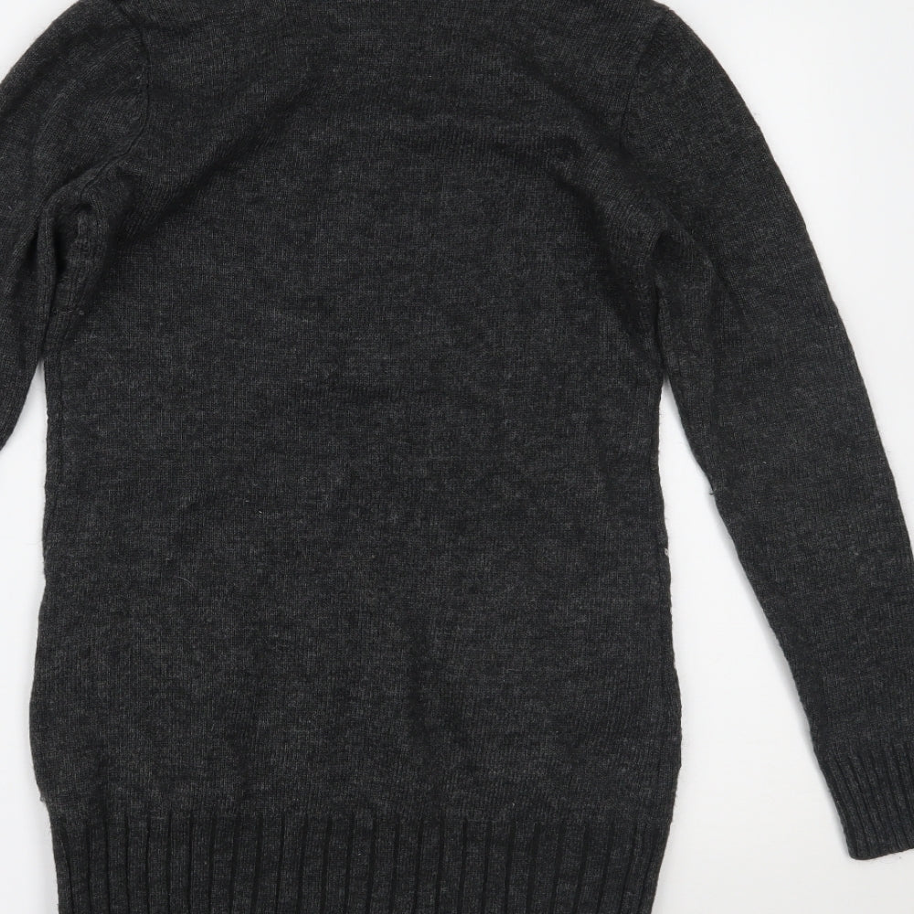 Oxxyzen Womens Grey   Pullover Jumper Size L