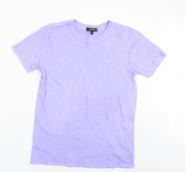 Missguided Womens Blue Basic T-Shirt Size S