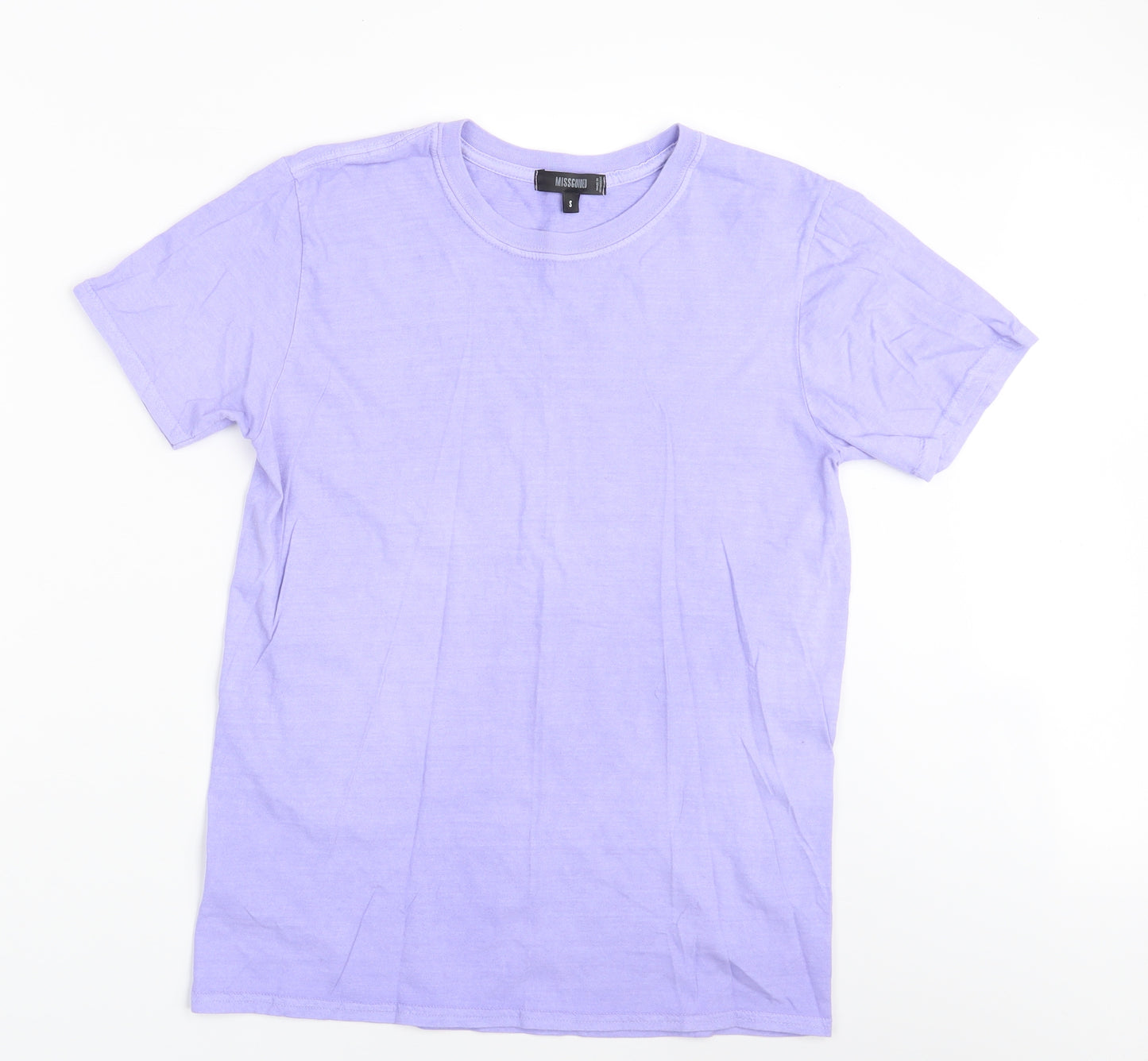 Missguided Womens Blue   Basic T-Shirt Size S