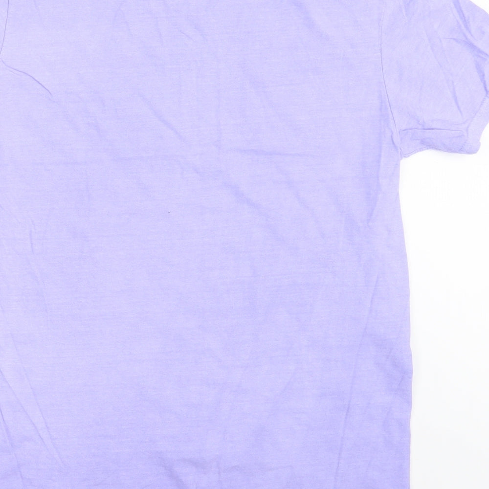 Missguided Womens Blue   Basic T-Shirt Size S