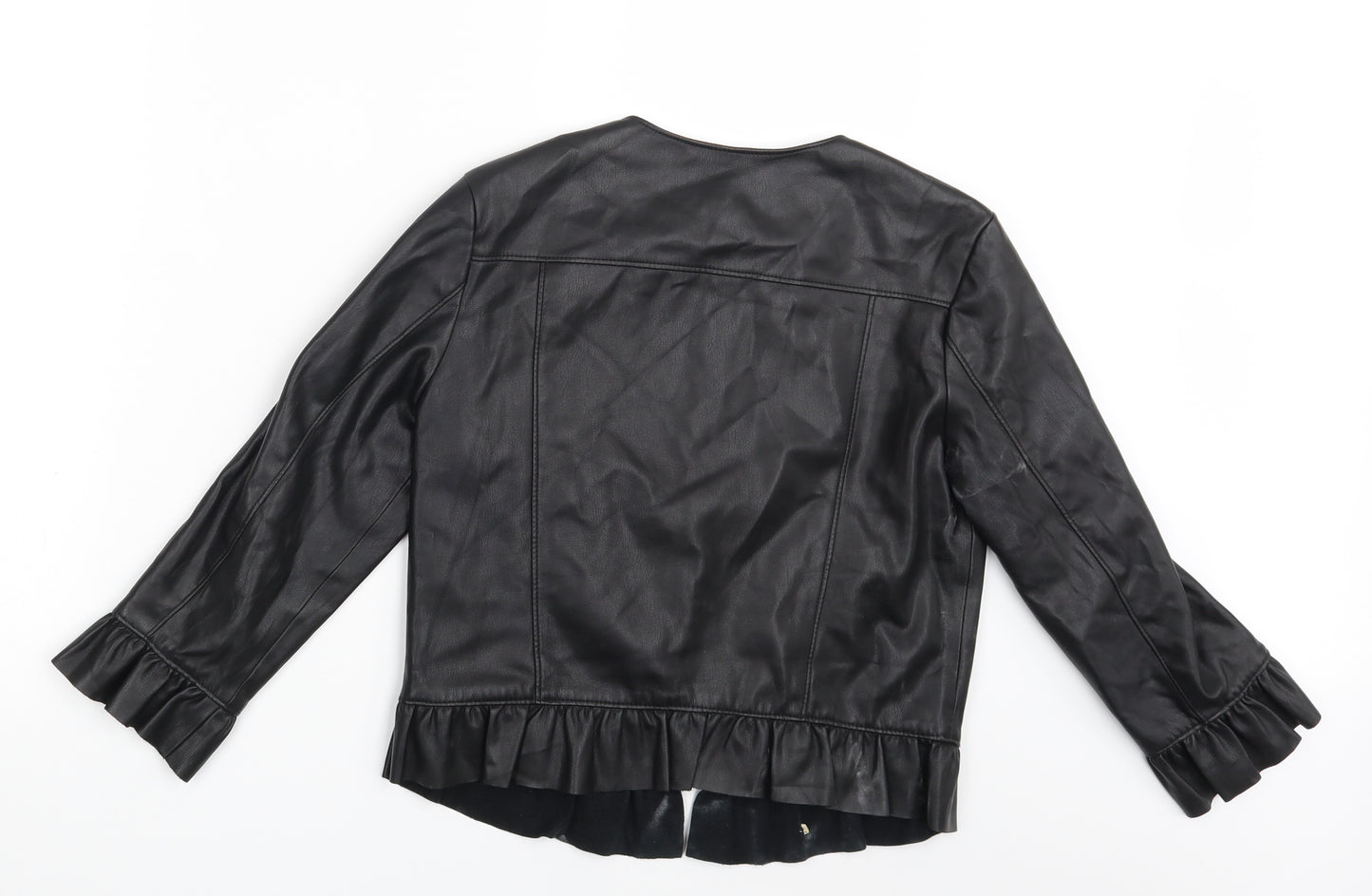 Zara Womens Black   Biker Jacket Size M
