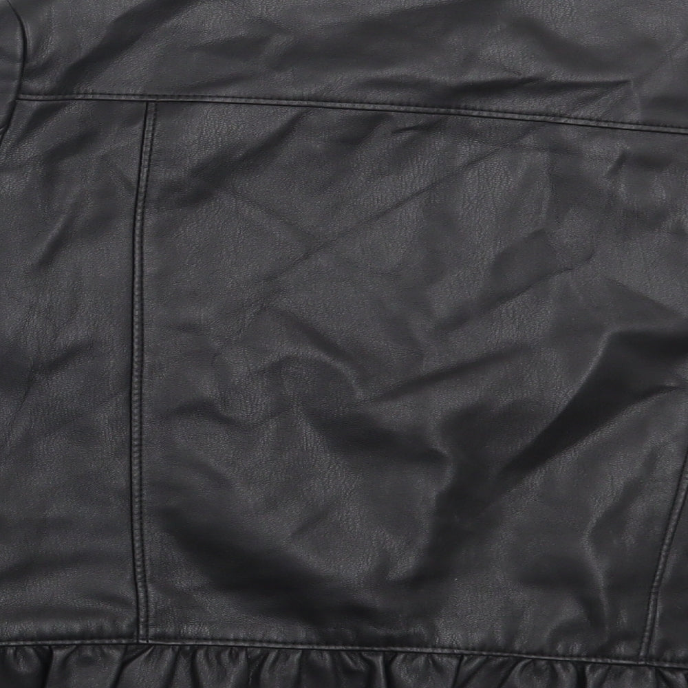 Zara Womens Black   Biker Jacket Size M