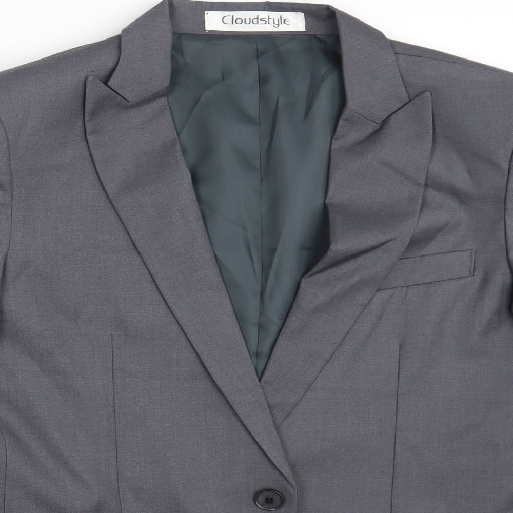 Cloudstyle Womens Grey   Jacket Blazer One Size