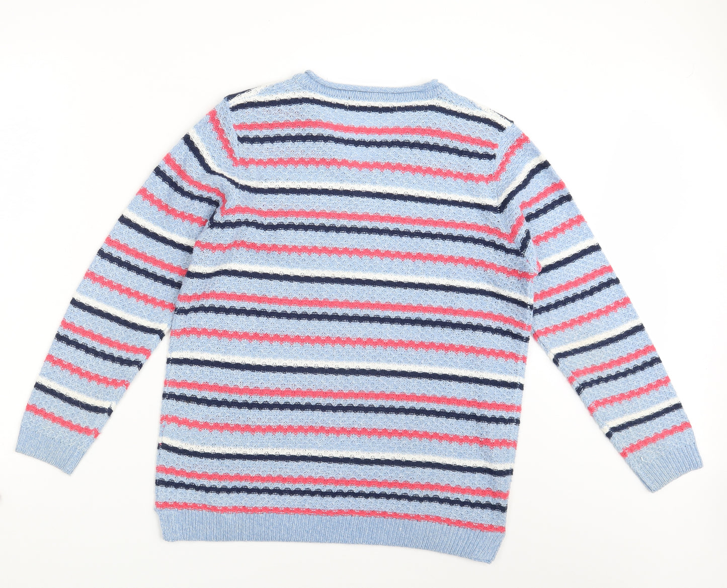 ISLE Essentials  Womens Multicoloured Striped  Pullover Jumper Size 14