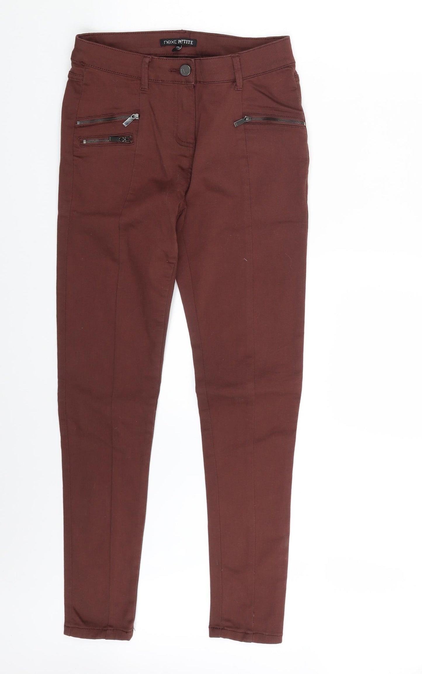 NEXT Womens Brown  Denim Skinny Jeans Size 6 L27 in