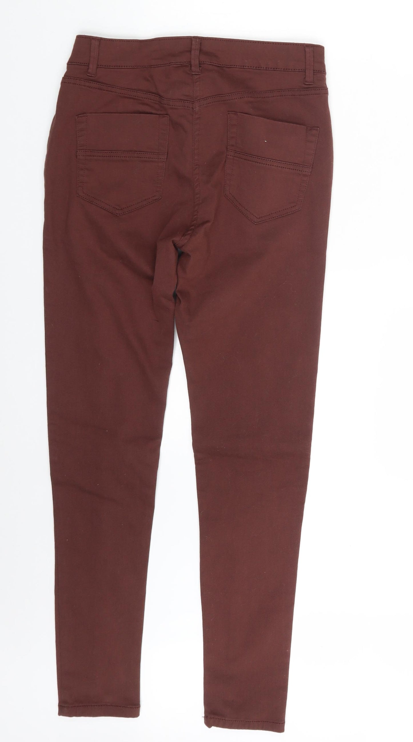 NEXT Womens Brown  Denim Skinny Jeans Size 6 L27 in