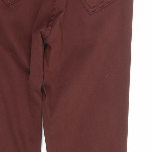 NEXT Womens Brown  Denim Skinny Jeans Size 6 L27 in