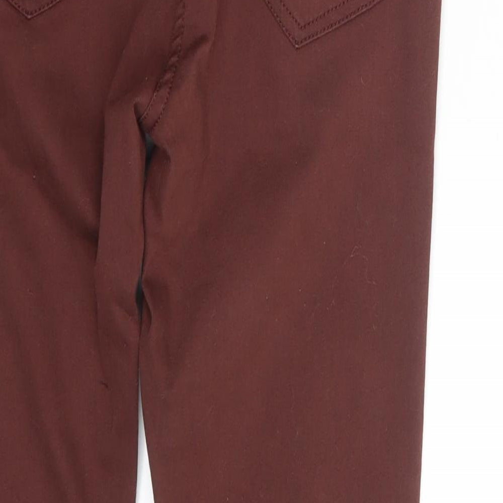 NEXT Womens Brown  Denim Skinny Jeans Size 6 L27 in