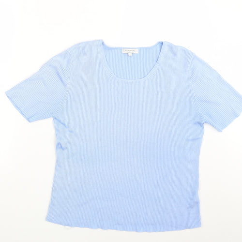 Signature Womens Blue   Pullover Jumper Size XL