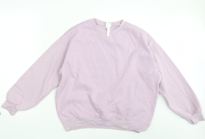 H&M Womens Purple   Pullover Jumper Size M
