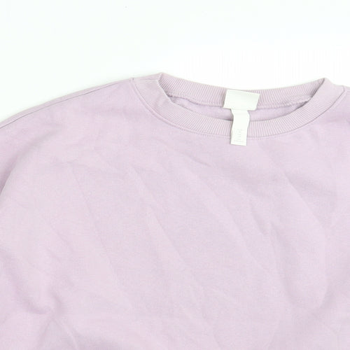 H&M Womens Purple   Pullover Jumper Size M
