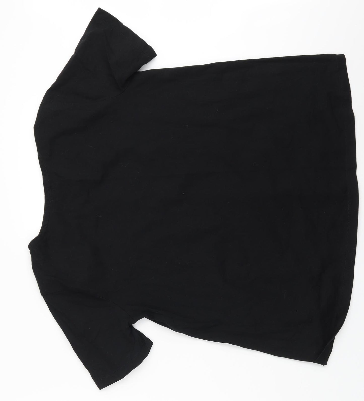 River Island Womens Black   Basic T-Shirt Size 10