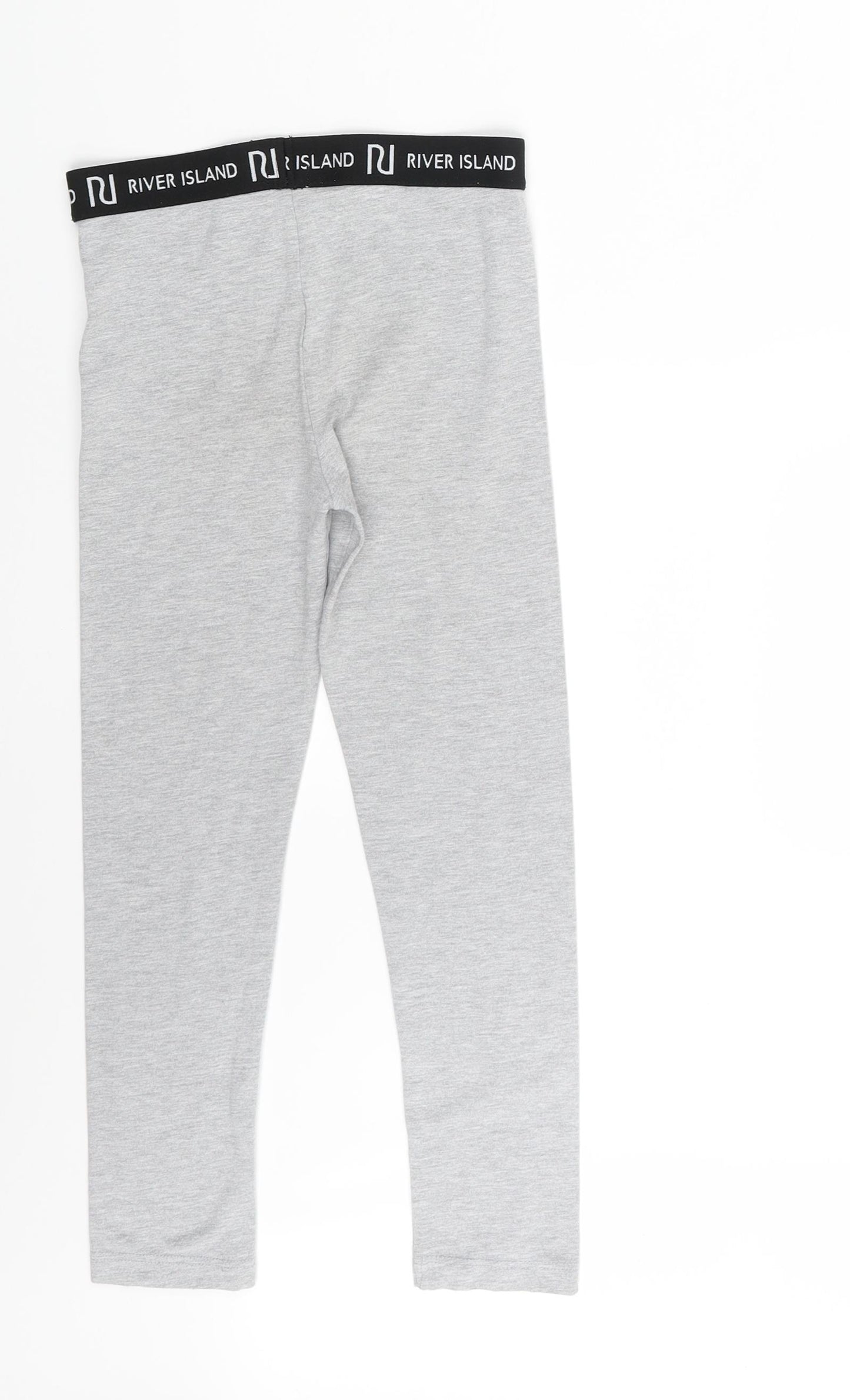 River Island Girls Grey   Jegging Trousers Size 7-8 Years