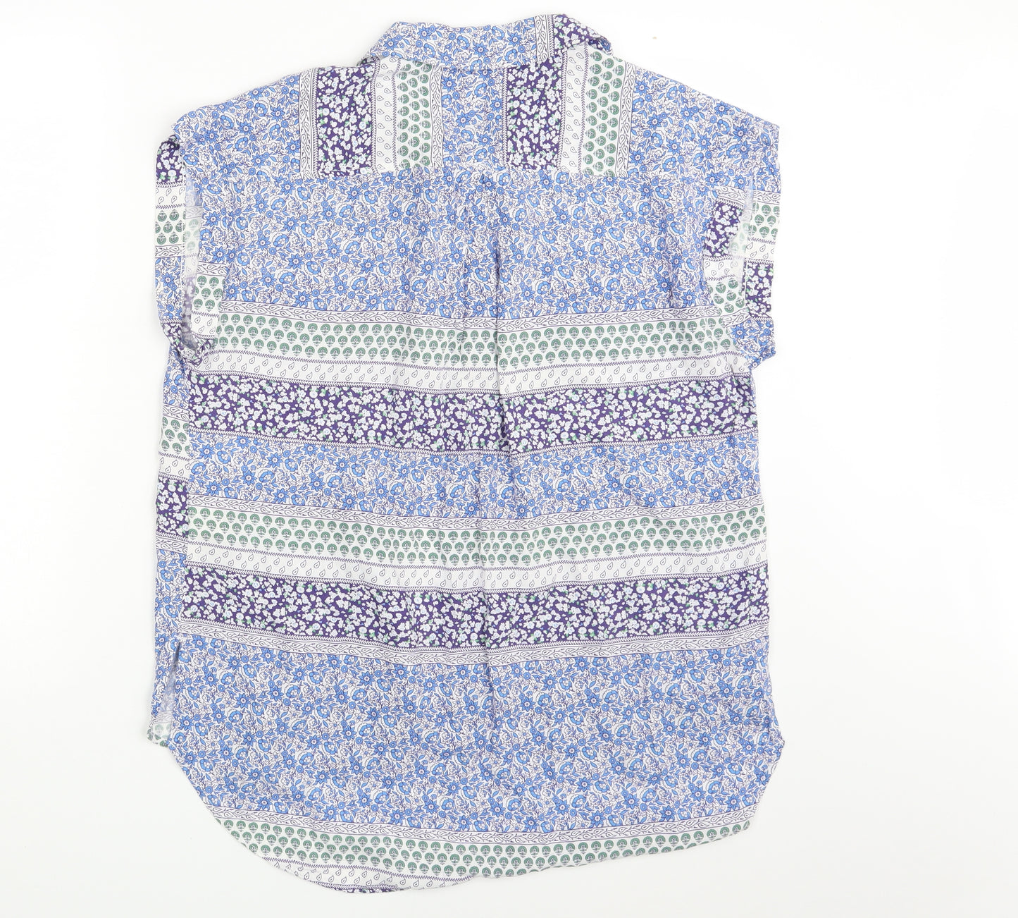 Peacocks Womens Multicoloured Floral  Basic Button-Up Size 14