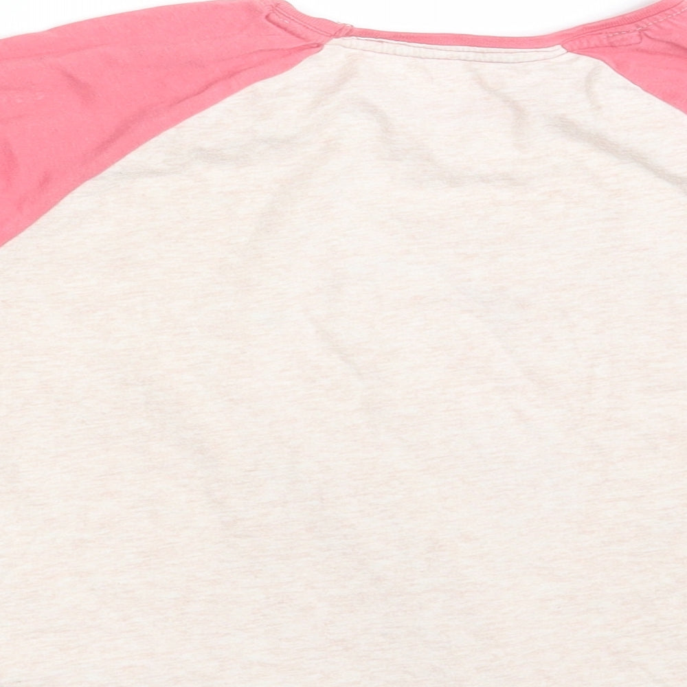 Nutmeg Girls Pink Animal Print  Basic T-Shirt One Size  - Owl