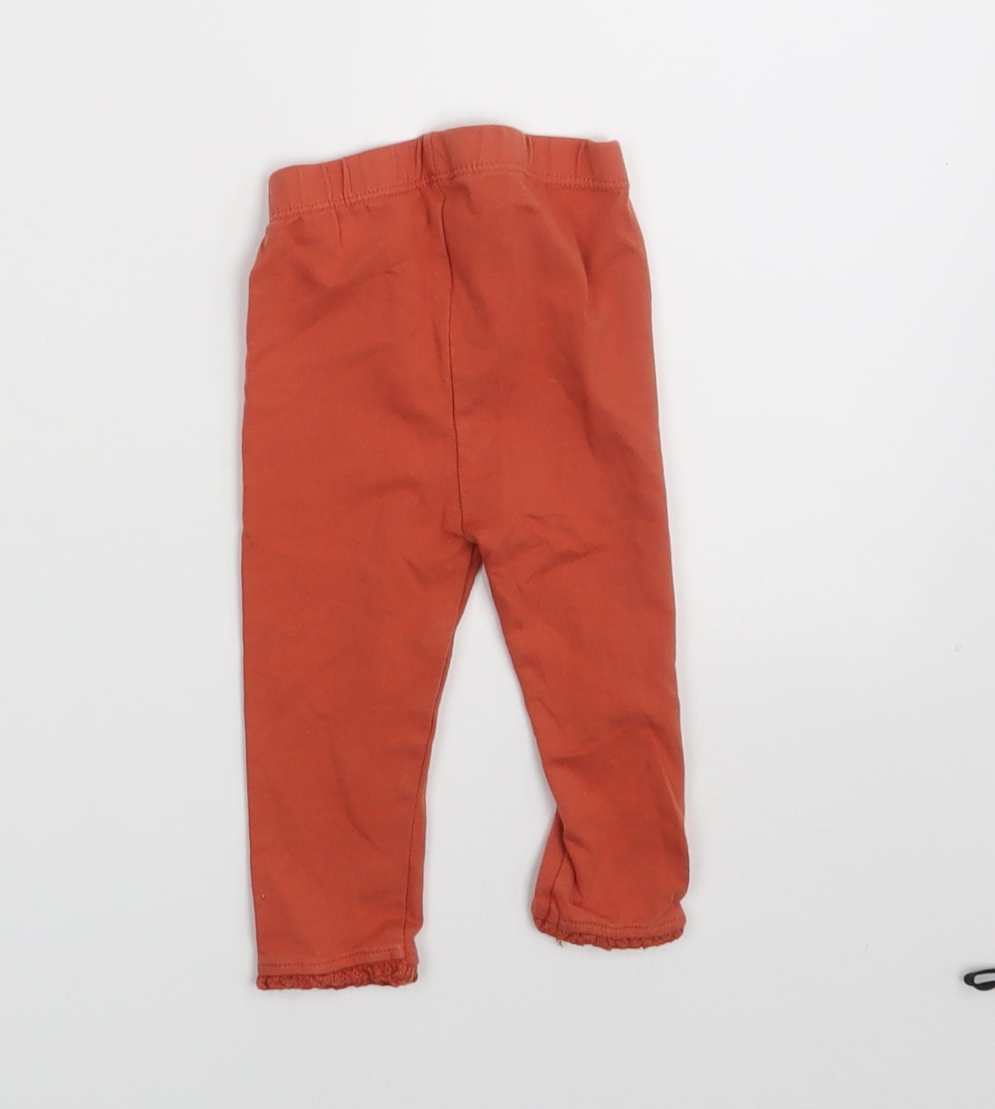 Nutmeg Baby Brown   Jogger Leggings Size 3-6 Months  - Waist 12in; inside leg 7in