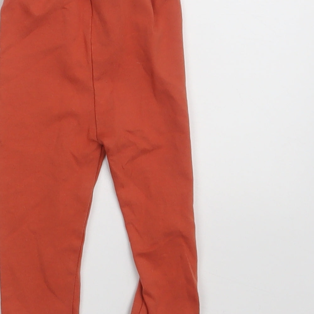 Nutmeg Baby Brown   Jogger Leggings Size 3-6 Months  - Waist 12in; inside leg 7in