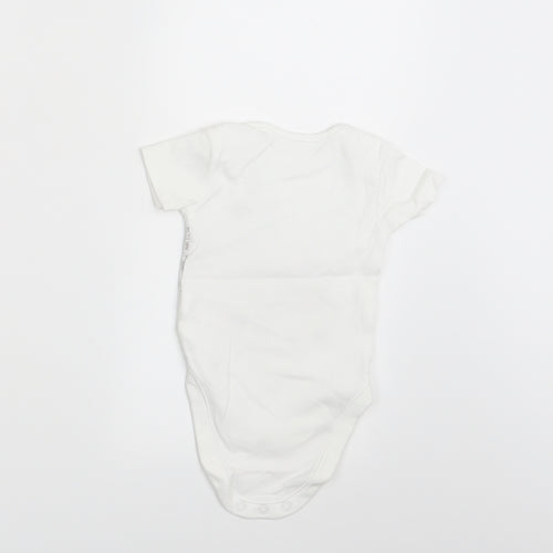George Boys White   Romper One-Piece Size 3-6 Months