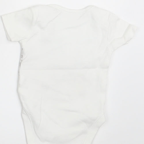 George Boys White   Romper One-Piece Size 3-6 Months