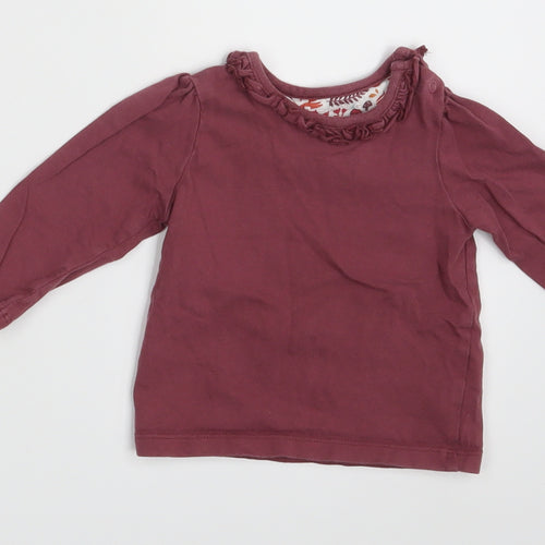 Nutmeg Girls Pink   Basic T-Shirt Size 3-6 Months