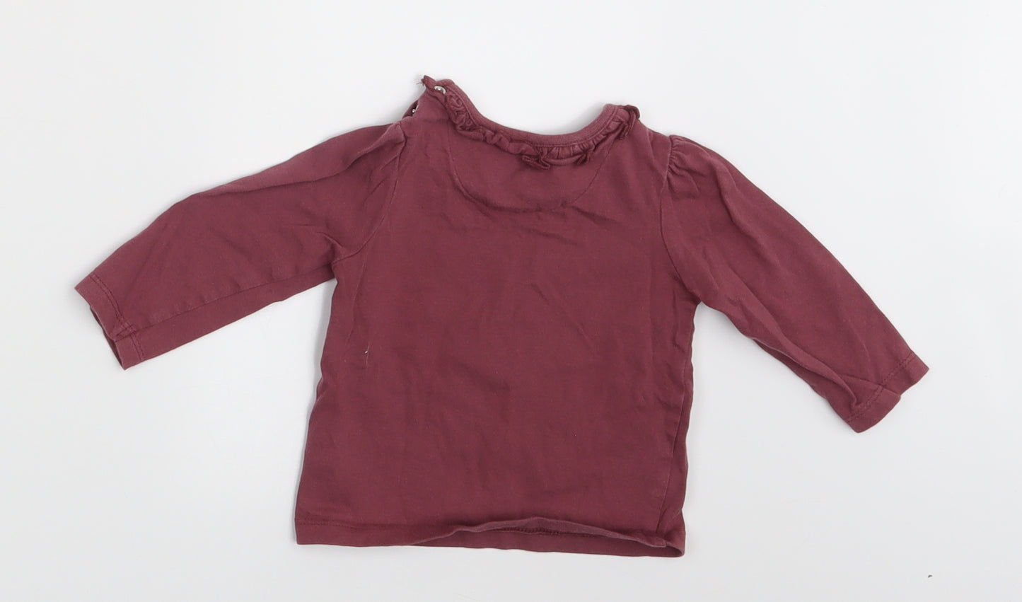 Nutmeg Girls Pink   Basic T-Shirt Size 3-6 Months
