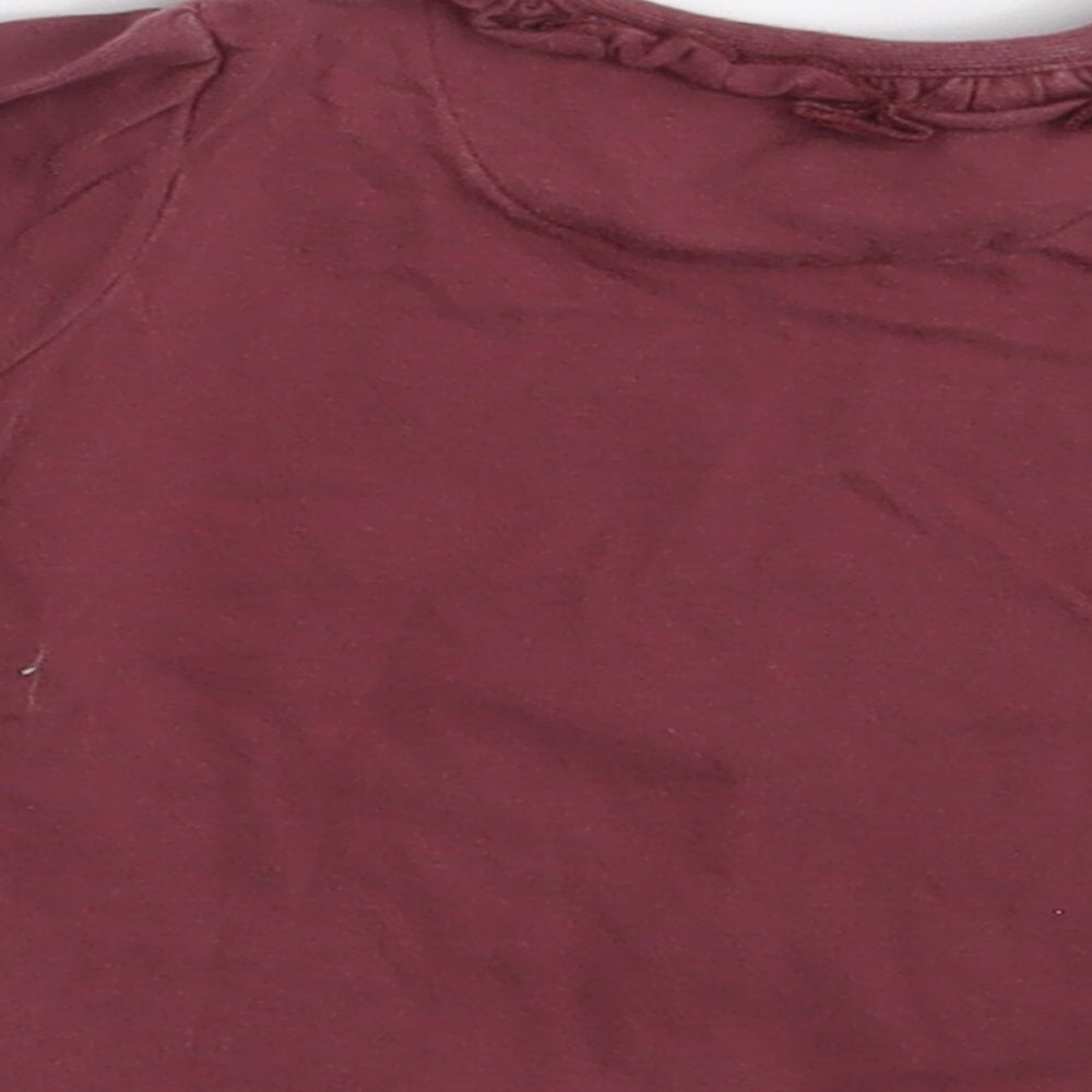 Nutmeg Girls Pink   Basic T-Shirt Size 3-6 Months