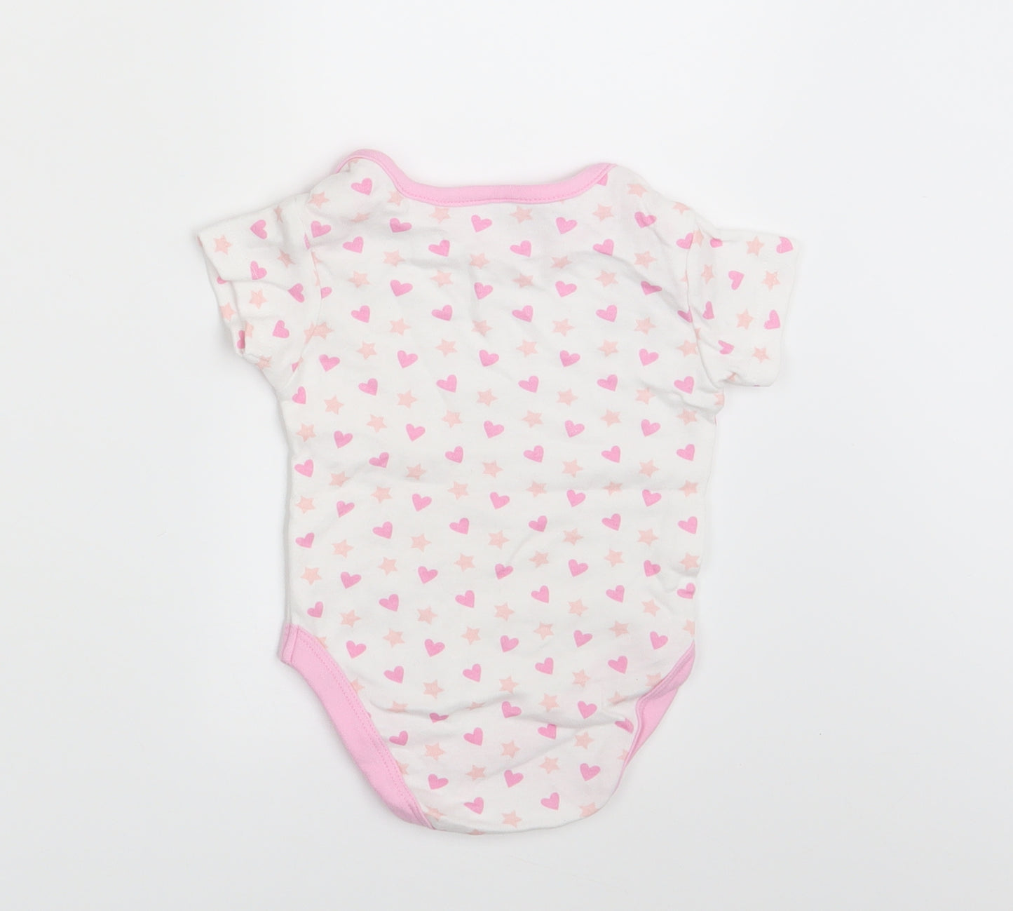 I Love my Unicorn Girls White Polka Dot  Basic T-Shirt Size 6-9 Months