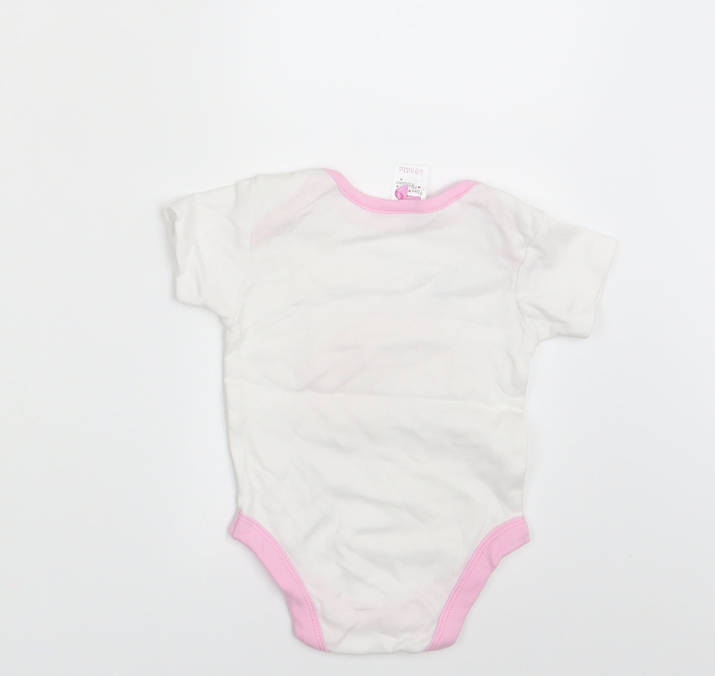 I Love my Unicorn Girls White Animal Print  Romper One-Piece Size 6-9 Months  - Unicorn