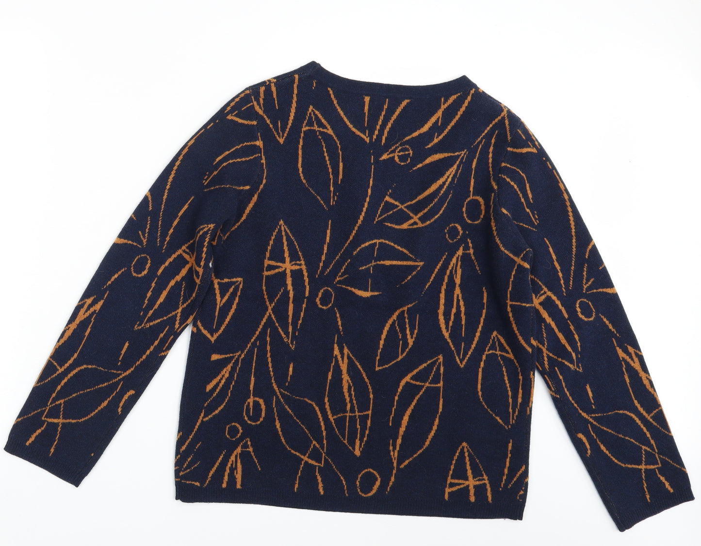 Seasalt Cornwall Womens Blue Paisley  Pullover Jumper Size 8