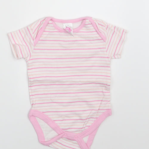 I Love my Unicorn Girls Pink Striped  Romper One-Piece Size 6-9 Months