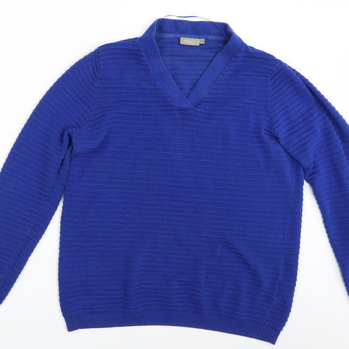 Fransa Womens Blue   Pullover Jumper Size L