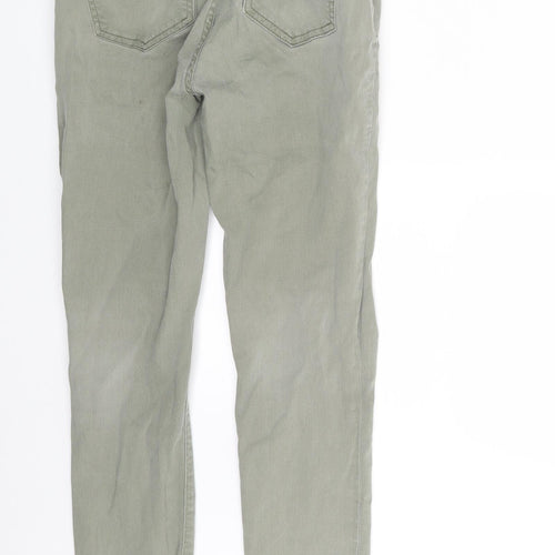 New Look Womens Green  Denim Skinny Jeans Size 10 L26 in