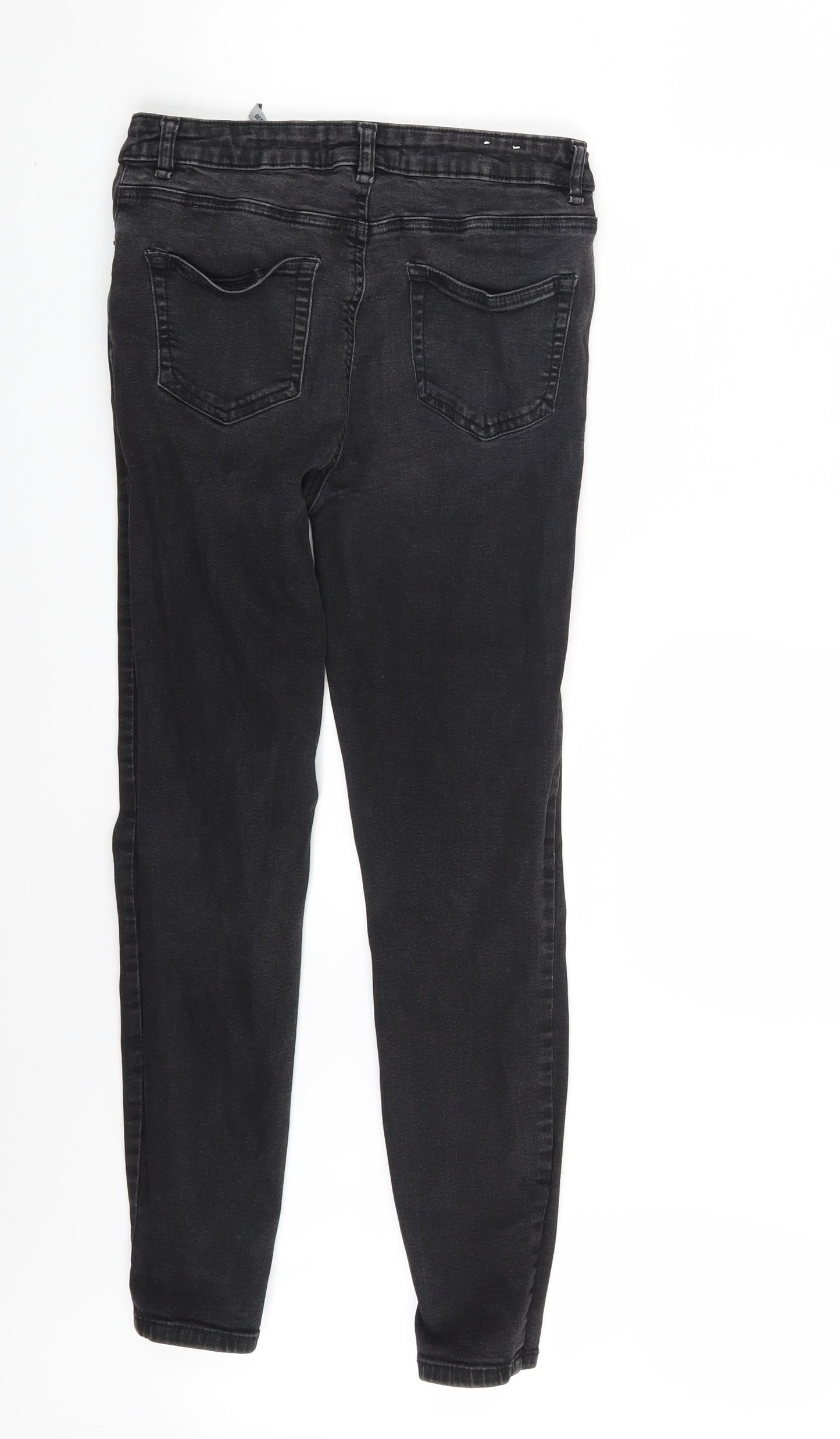 New Look Womens Black  Denim Skinny Jeans Size 10 L25 in