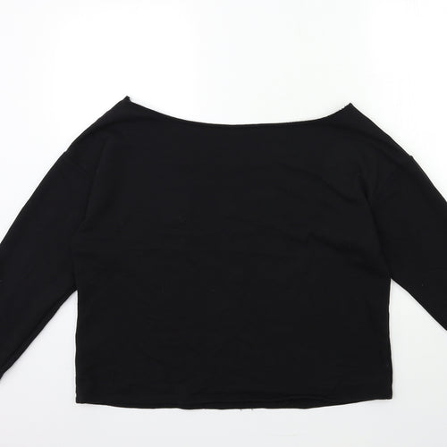 ASOS Womens Black   Pullover Sweatshirt Size 20