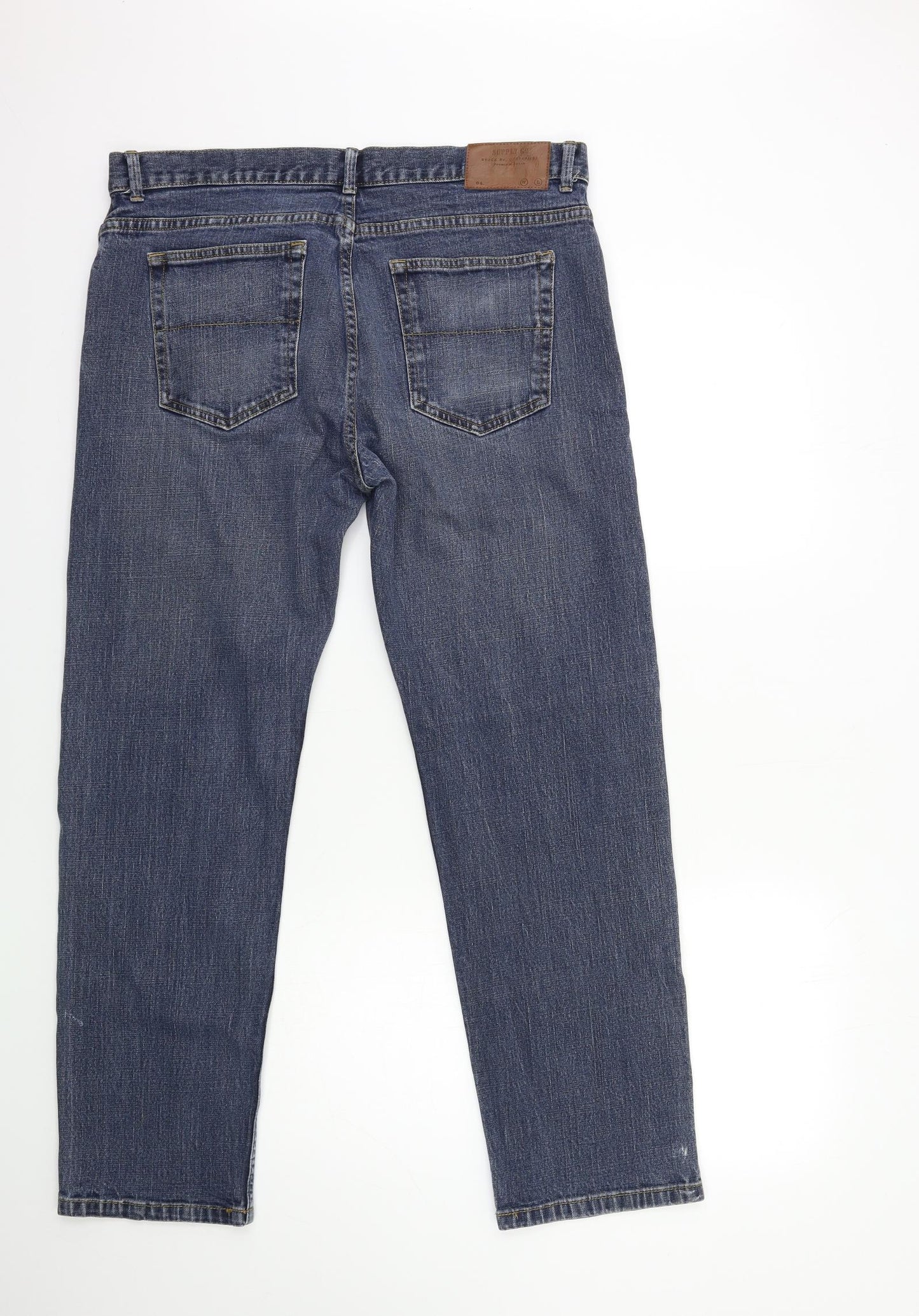 TU Mens Blue  Denim Tapered Jeans Size 36 in L32 in