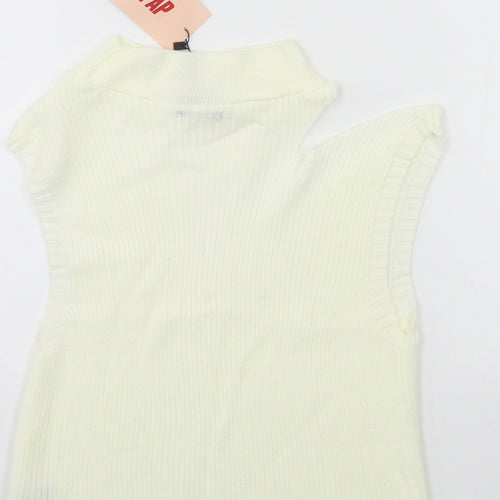 Misspap Womens White   Pullover Jumper Size 10
