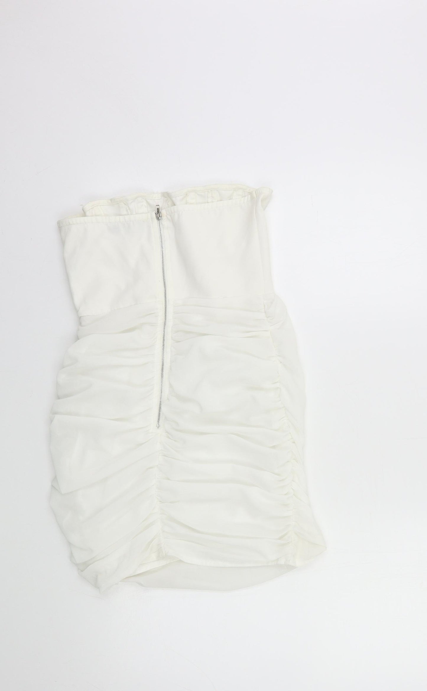 PRETTYLITTLETHING Womens White   Bodycon  Size 8