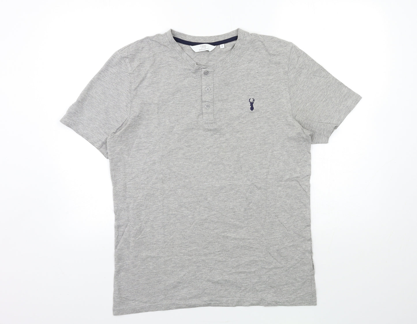 NEXT Mens Grey    T-Shirt Size M
