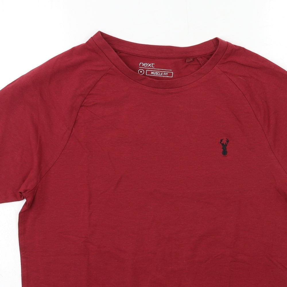 NEXT Mens Red    T-Shirt Size M