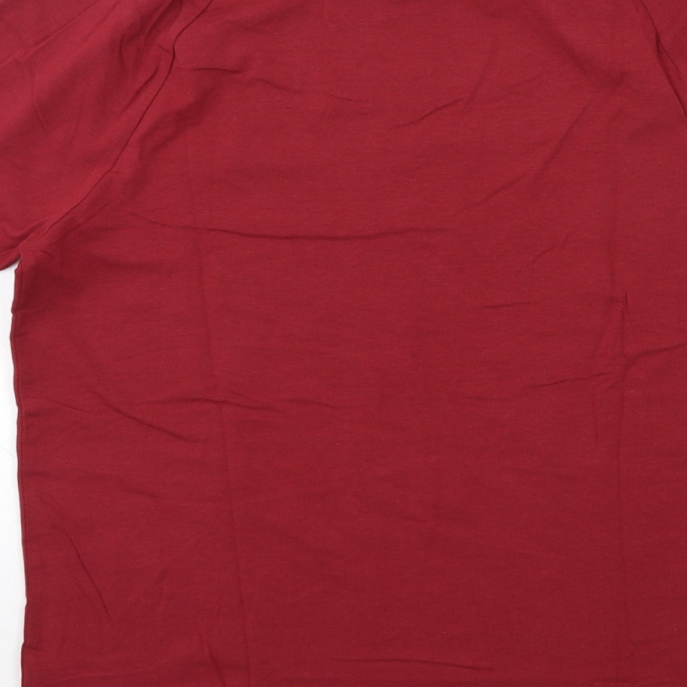 NEXT Mens Red    T-Shirt Size M