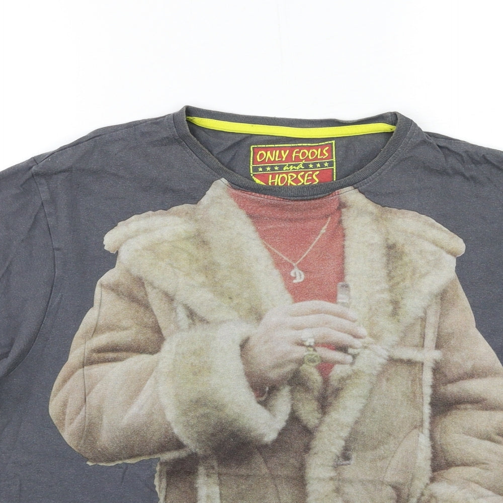 NEXT Mens Grey    T-Shirt Size M  - only fools and horses