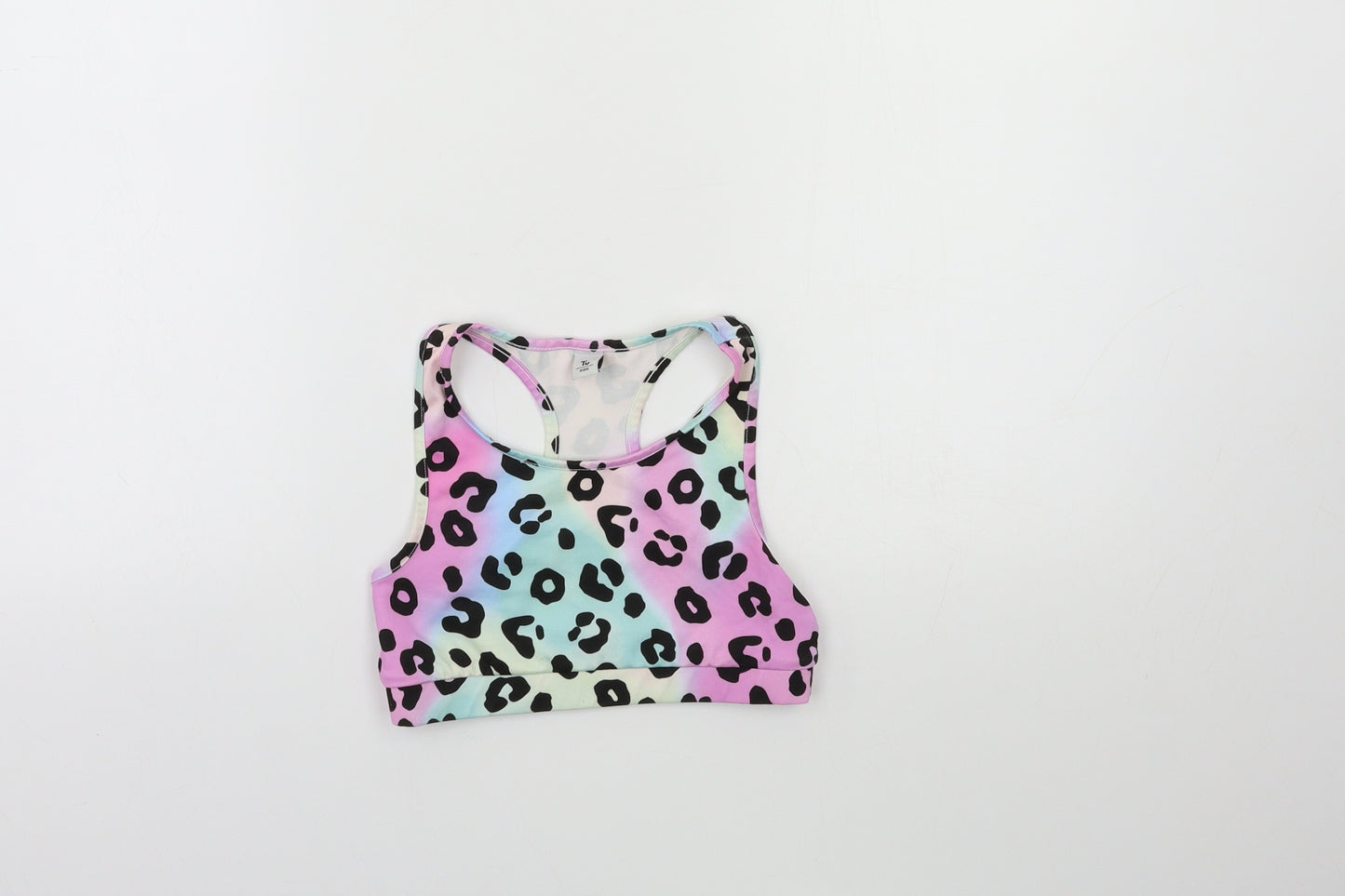 TU Girls Pink Animal Print  Basic Tank Size 10 Years
