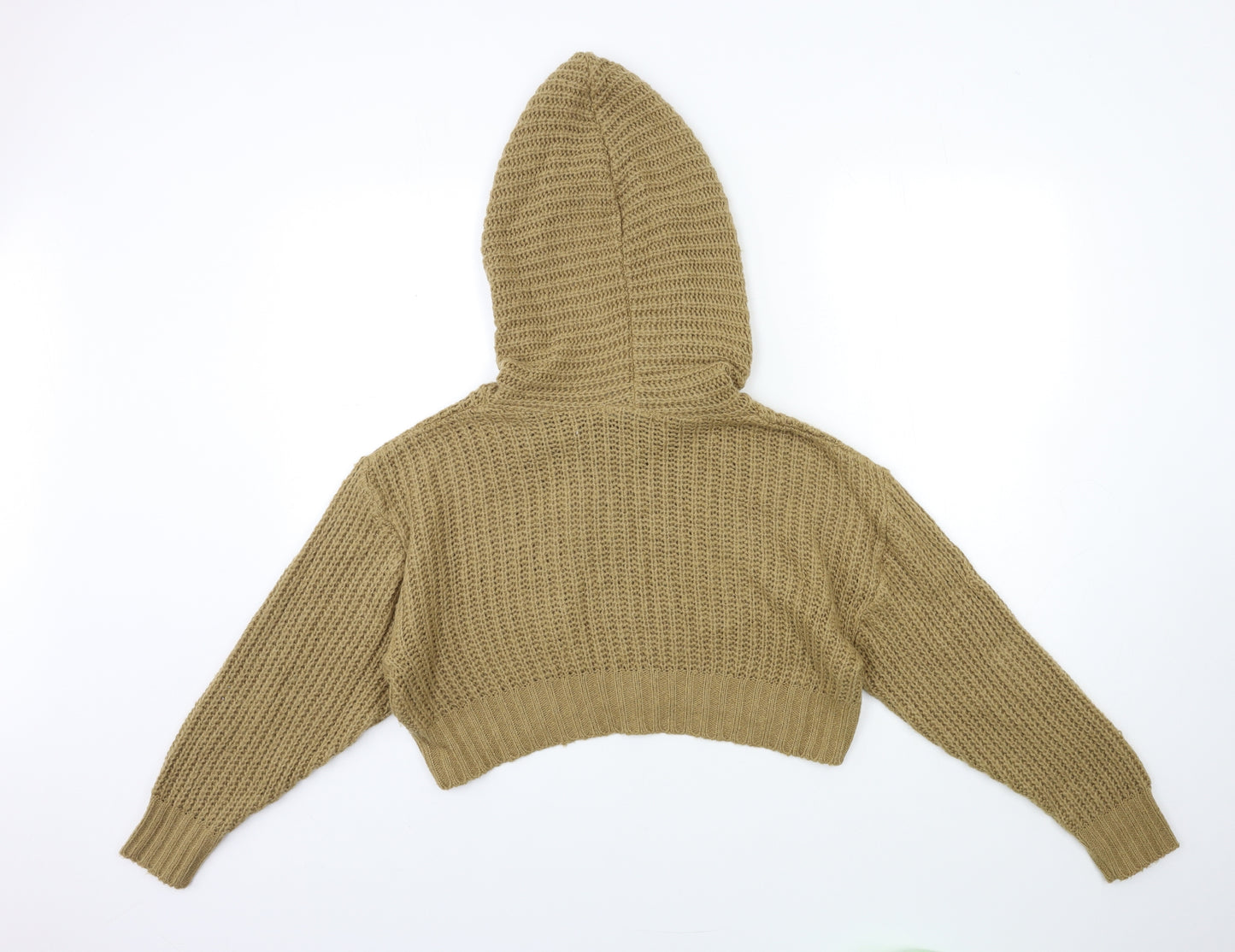 PRETTYLITTLETHING Womens Brown  Knit Pullover Jumper Size S