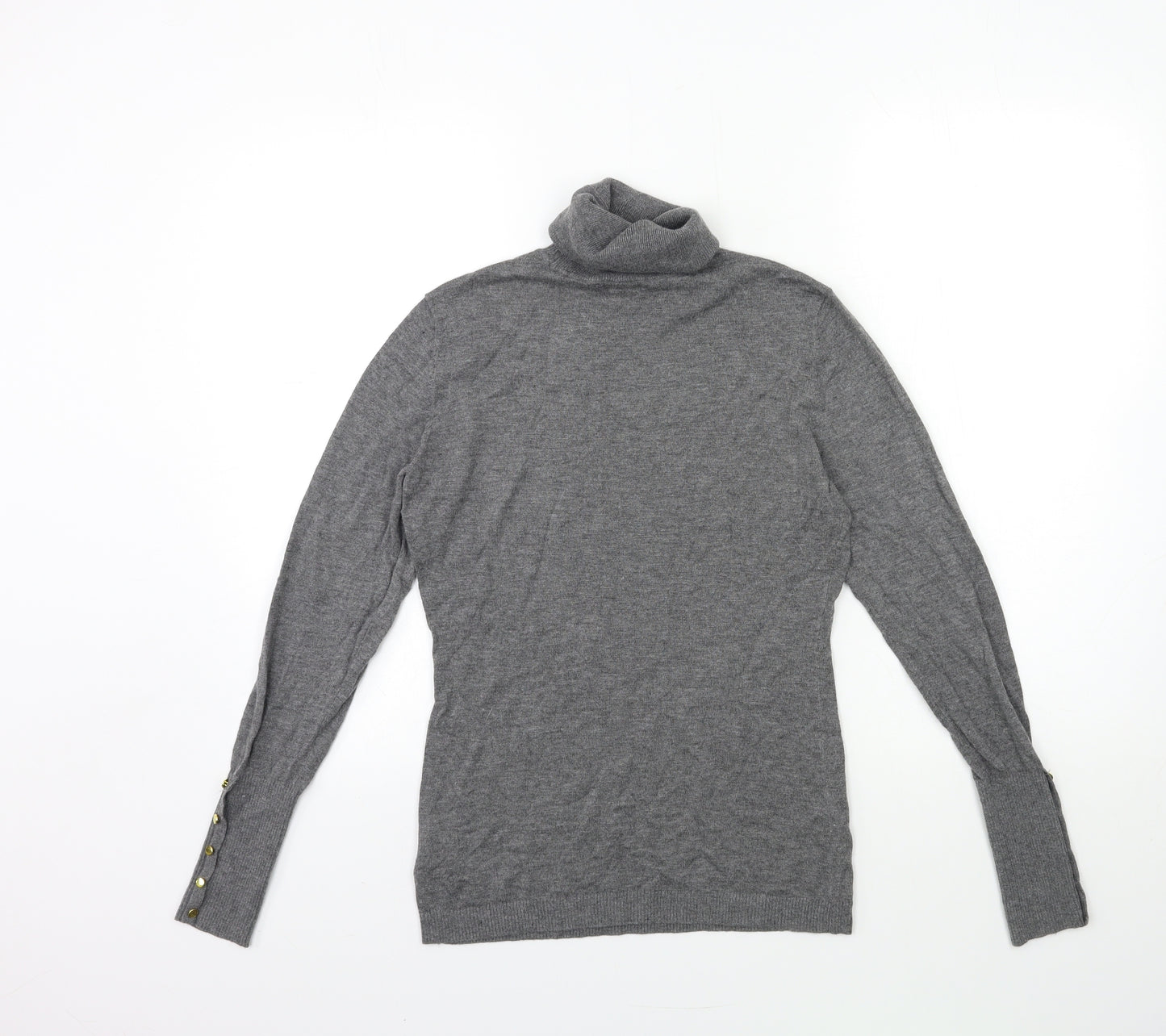 H&M Womens Grey  Knit Pullover Jumper Size S